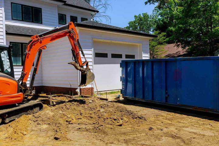 Travaux préparatoires pour un terrain prêt à bâtir